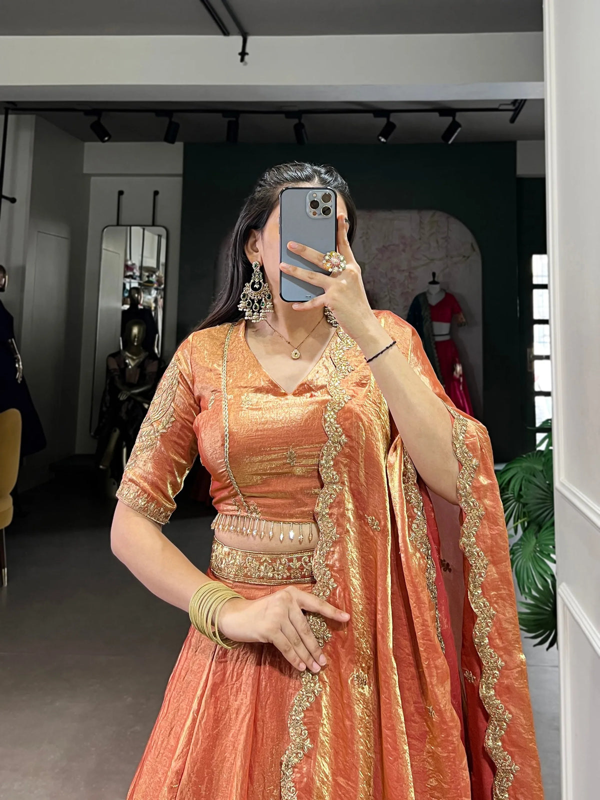 orange designer set